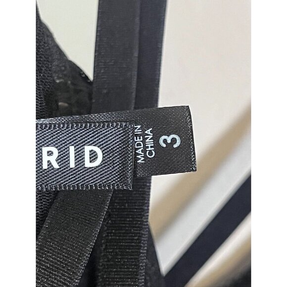 Torrid Intimates Women 3X Black Babydoll Sheer Mesh Goth Grunge Whimsigoth Fairy - Picture 3 of 14